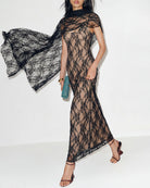 Women's Knit Polyester Maxi Dress Dresses - RIHOAS