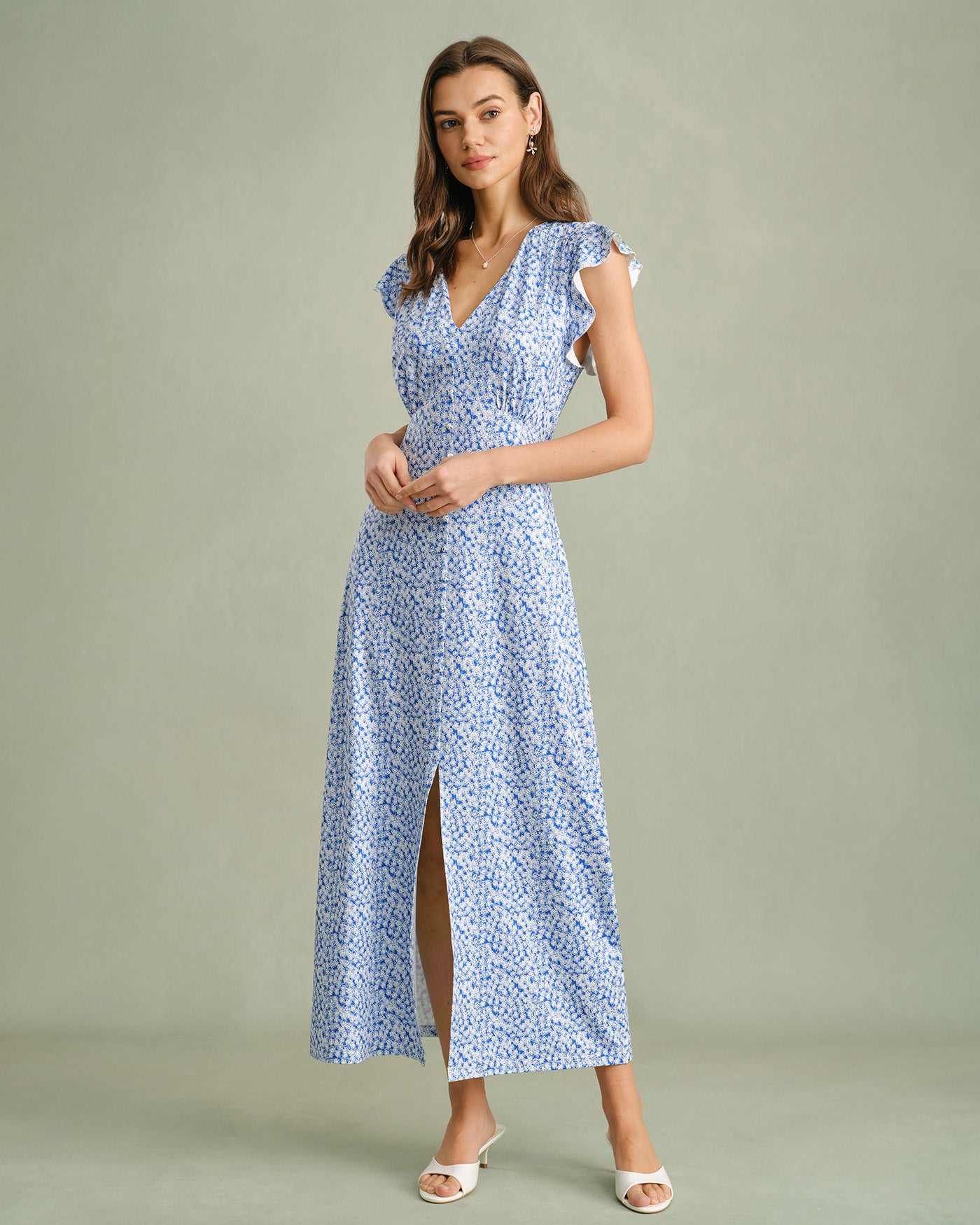 Women's Knit Polyester Maxi Dress Dresses - RIHOAS