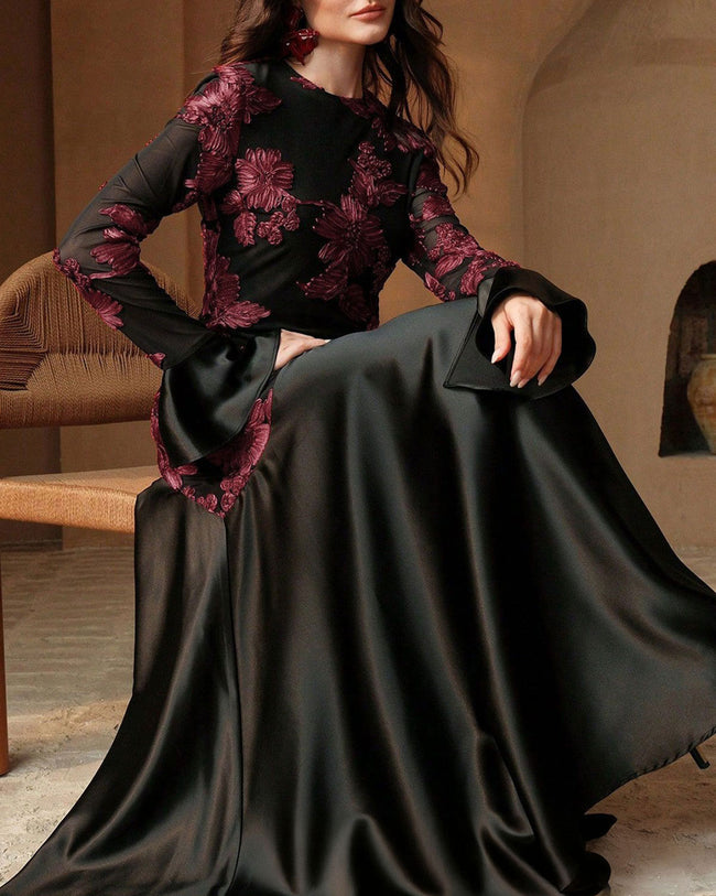 Women's Knit Polyester Maxi Dress Dresses - RIHOAS