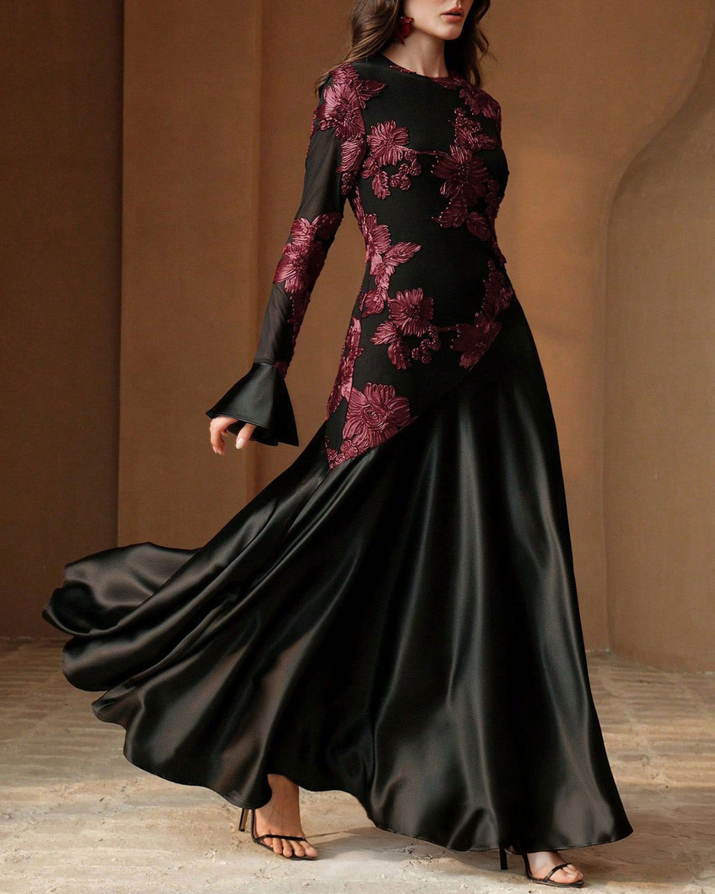 Women's Knit Polyester Maxi Dress Dresses - RIHOAS