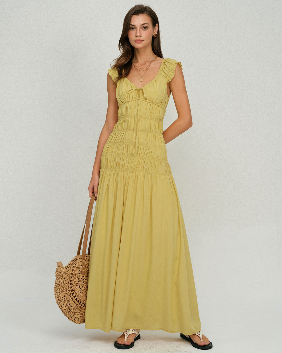 Women's Knit Polyester Maxi Dress Dresses - RIHOAS
