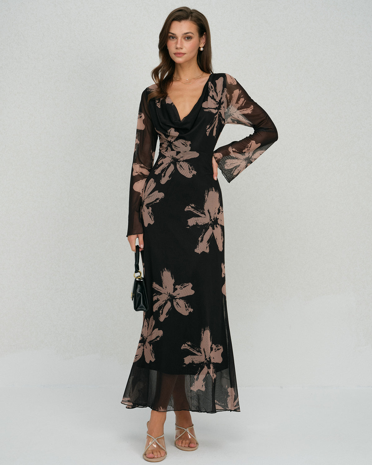Women's Knit Polyester Maxi Dress Dresses - RIHOAS