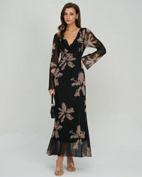 Women's Knit Polyester Maxi Dress Dresses - RIHOAS