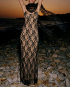 Women's Knit Polyester Maxi Dress Dresses - RIHOAS