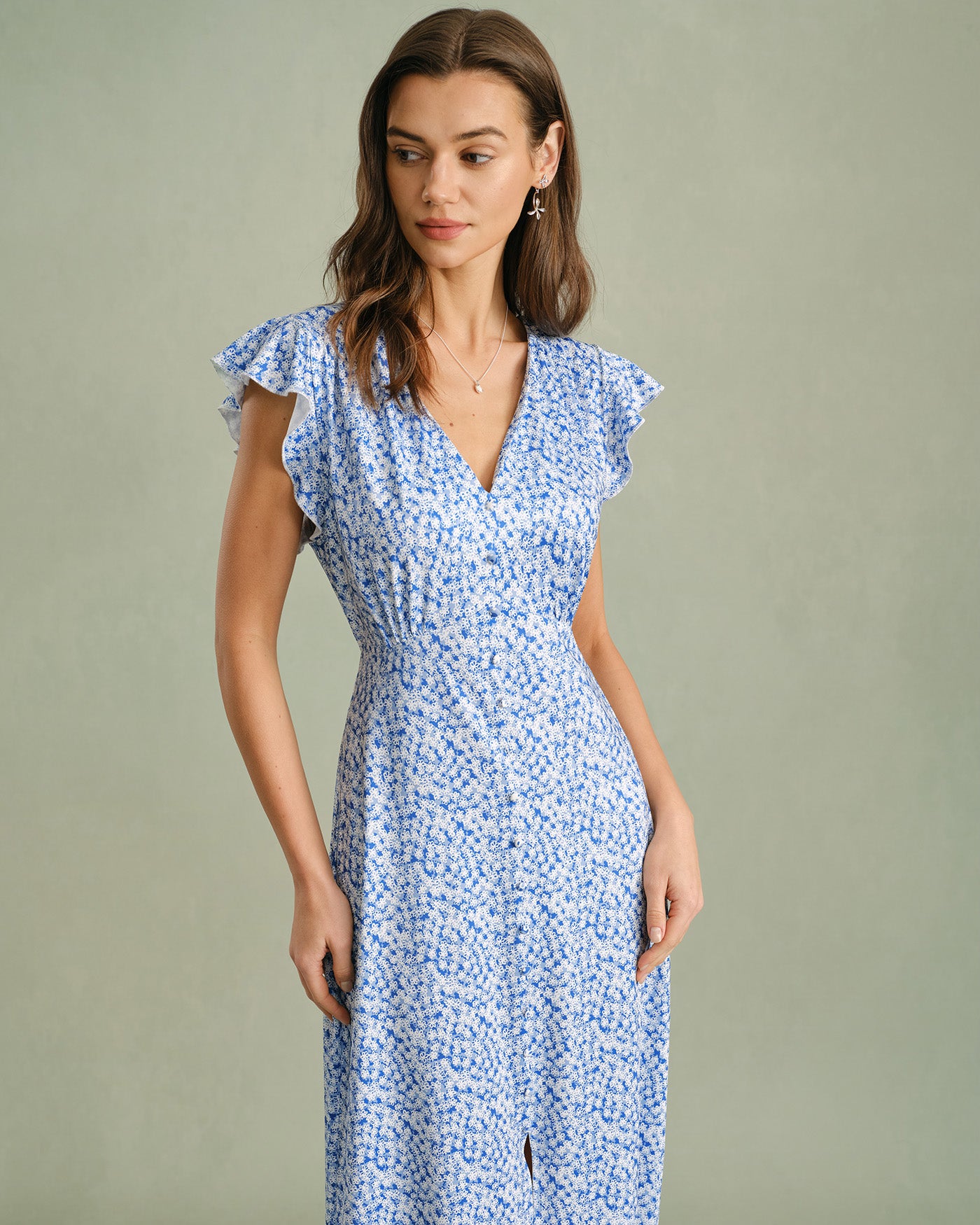 Women's Knit Polyester Maxi Dress Dresses - RIHOAS