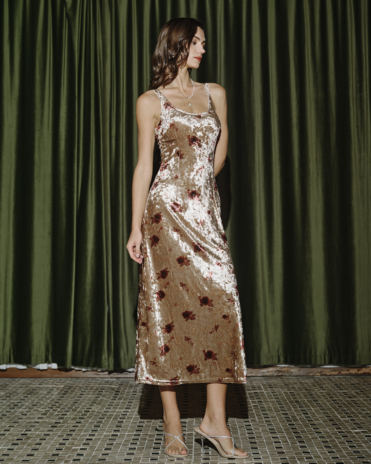 Women's Knit Polyester Maxi Dress Dresses - RIHOAS