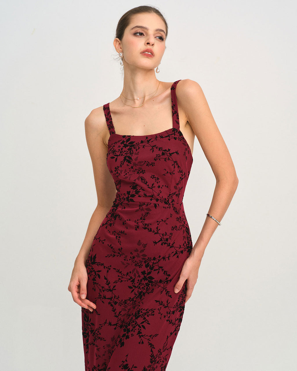 Women's Knit Polyester Maxi Dress Dresses - RIHOAS