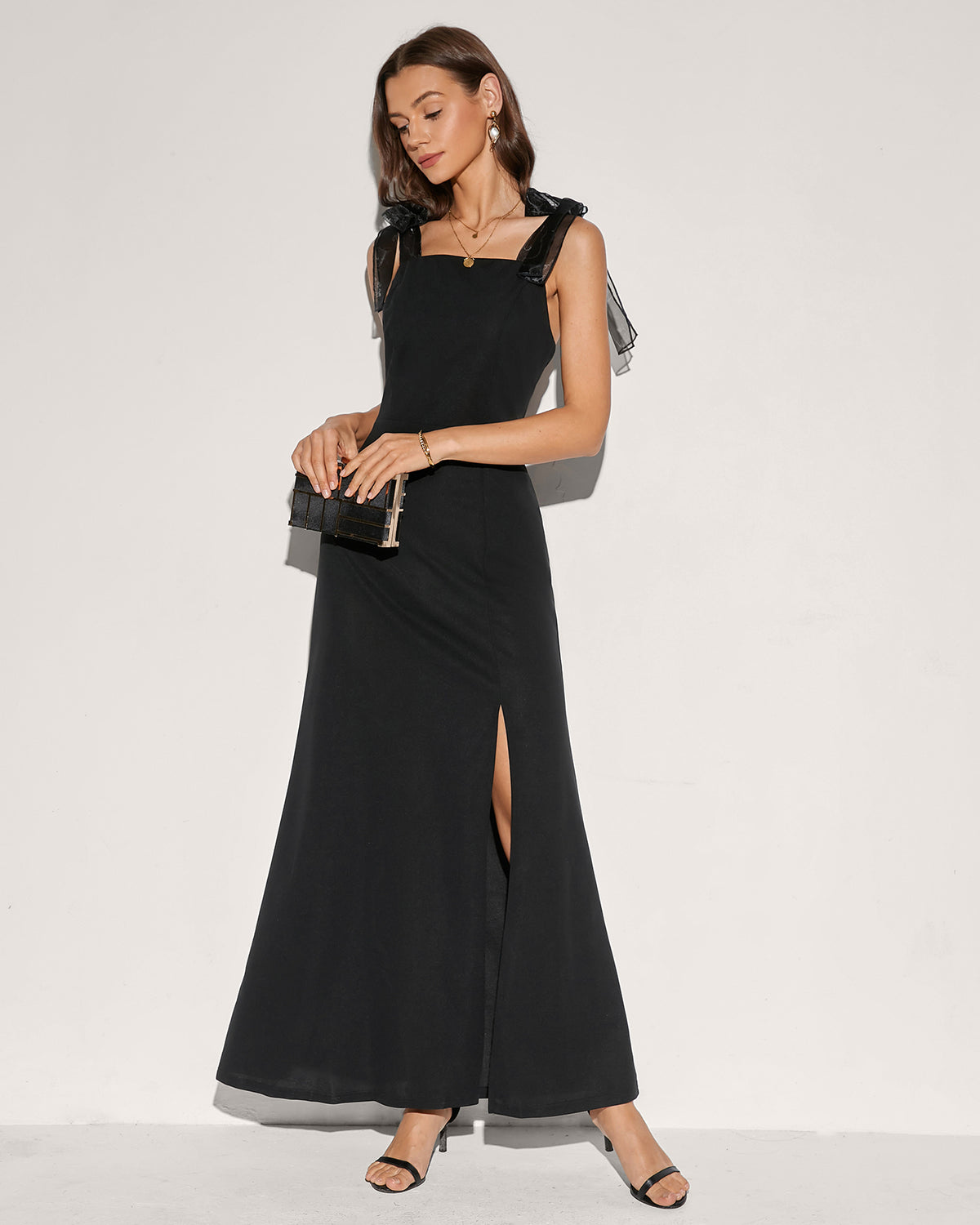 Women's Knit Polyester Maxi Dress Dresses - RIHOAS