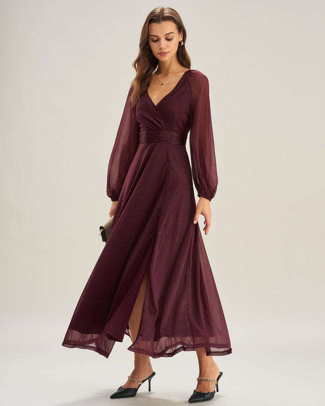 Women's Knit Polyester Maxi Dresses Dresses - RIHOAS