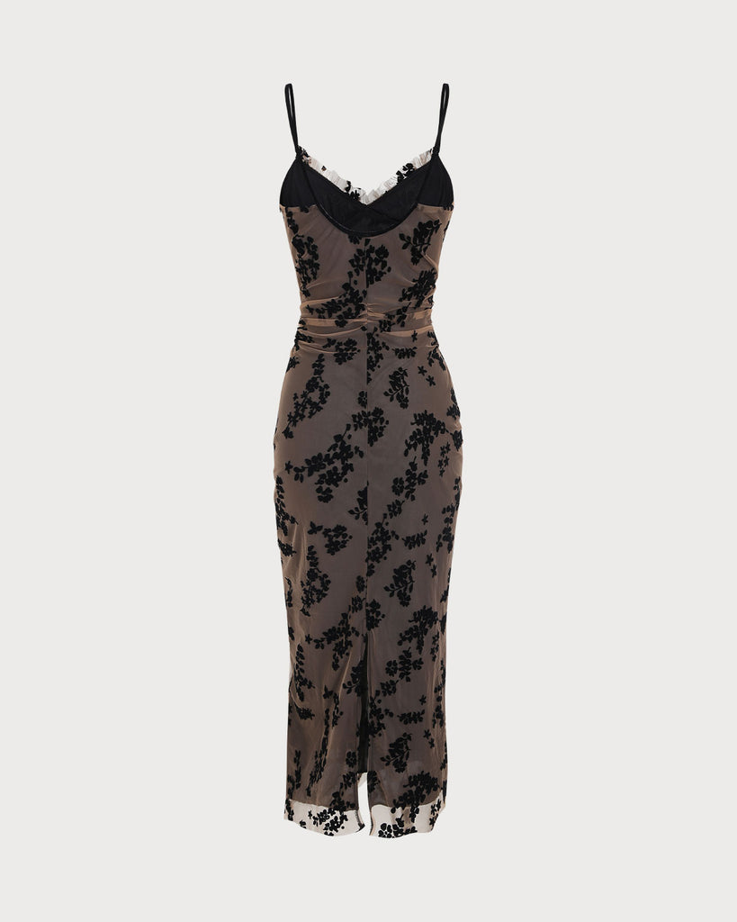 Women's Knit Polyester Midi-Length Dress Dresses - RIHOAS