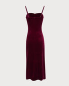 Women's Knit Polyester Midi Dress Dresses - RIHOAS