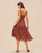 Women's Knit Polyester Midi Dress Dresses - RIHOAS