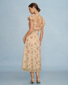 Women's Knit Polyester Midi Dress Dresses - RIHOAS