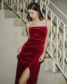 Women's Knit Polyester Midi Dress Dresses - RIHOAS