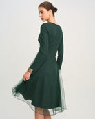 Women's Knit Polyester Midi Dress Dresses - RIHOAS
