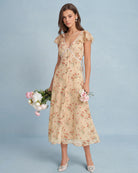 Women's Knit Polyester Midi Dress Dresses - RIHOAS