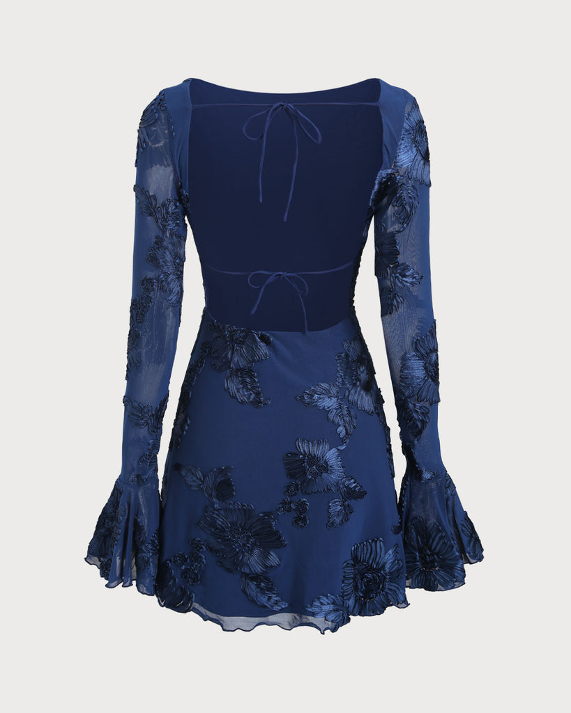 Women's Knit Polyester Mini Dress Dresses - RIHOAS