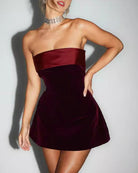 Women's Knit Polyester Mini Dress Dresses - RIHOAS
