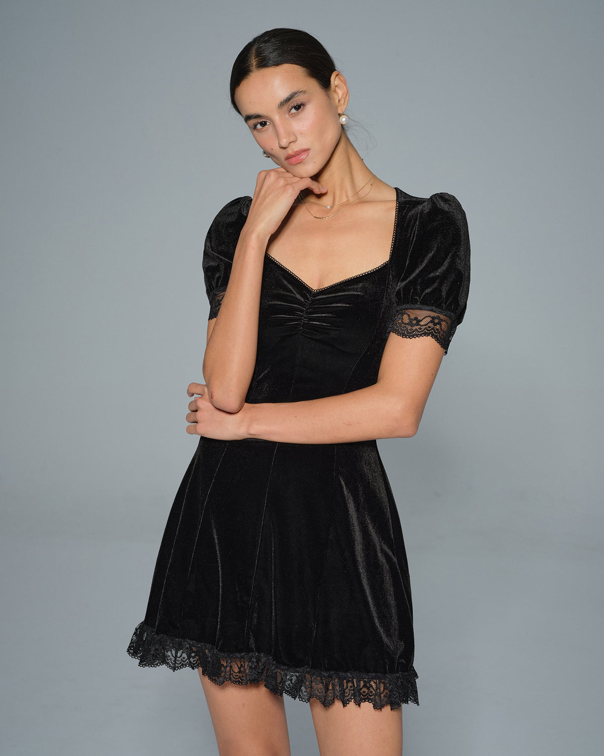 Women's Knit Polyester Mini Dress Dresses - RIHOAS