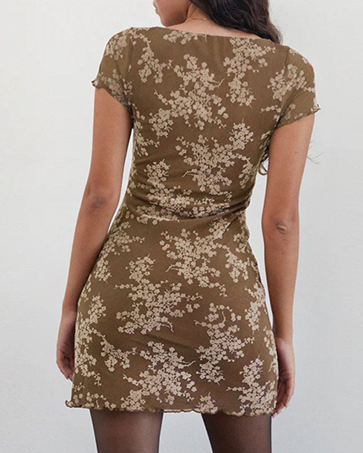 Women's Knit Polyester Mini Dress Dresses - RIHOAS