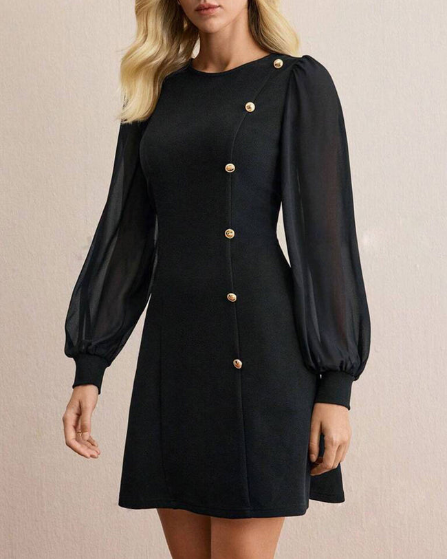 Women's Knit Polyester Mini Dress Dresses - RIHOAS