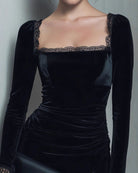 Women's Knit Polyester Mini Dress Dresses - RIHOAS