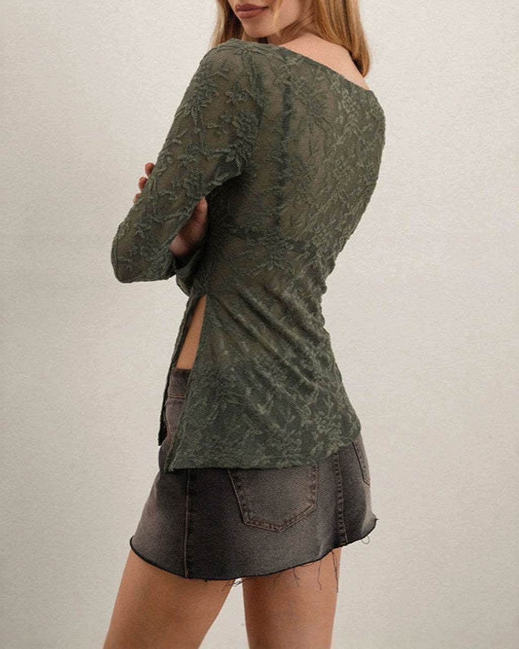 Women's Knit Polyester Top Tops - RIHOAS