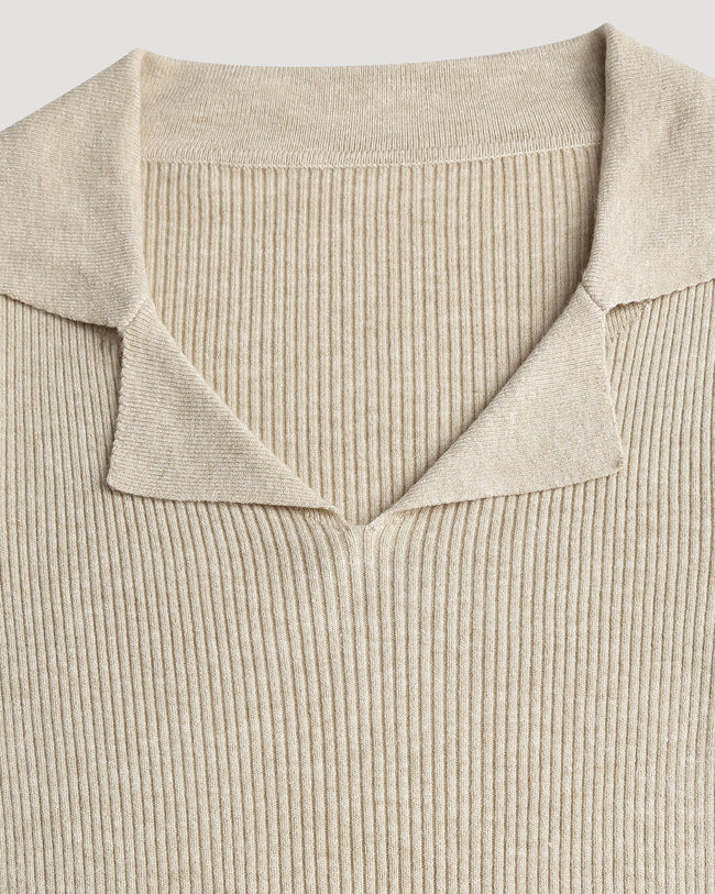 トップス melt the lady collared knit tops ZW253302_WHT_DETAIL_1_5f38b258