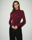 Women's Knit Polyester Top Tops - RIHOAS