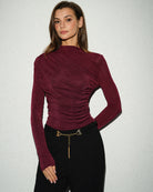 Women's Knit Polyester Top Tops - RIHOAS