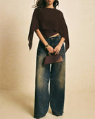 Women's Knit Polyester Top Tops - RIHOAS