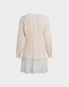 Women's Knit Polyester Wool Dress Dresses - RIHOAS