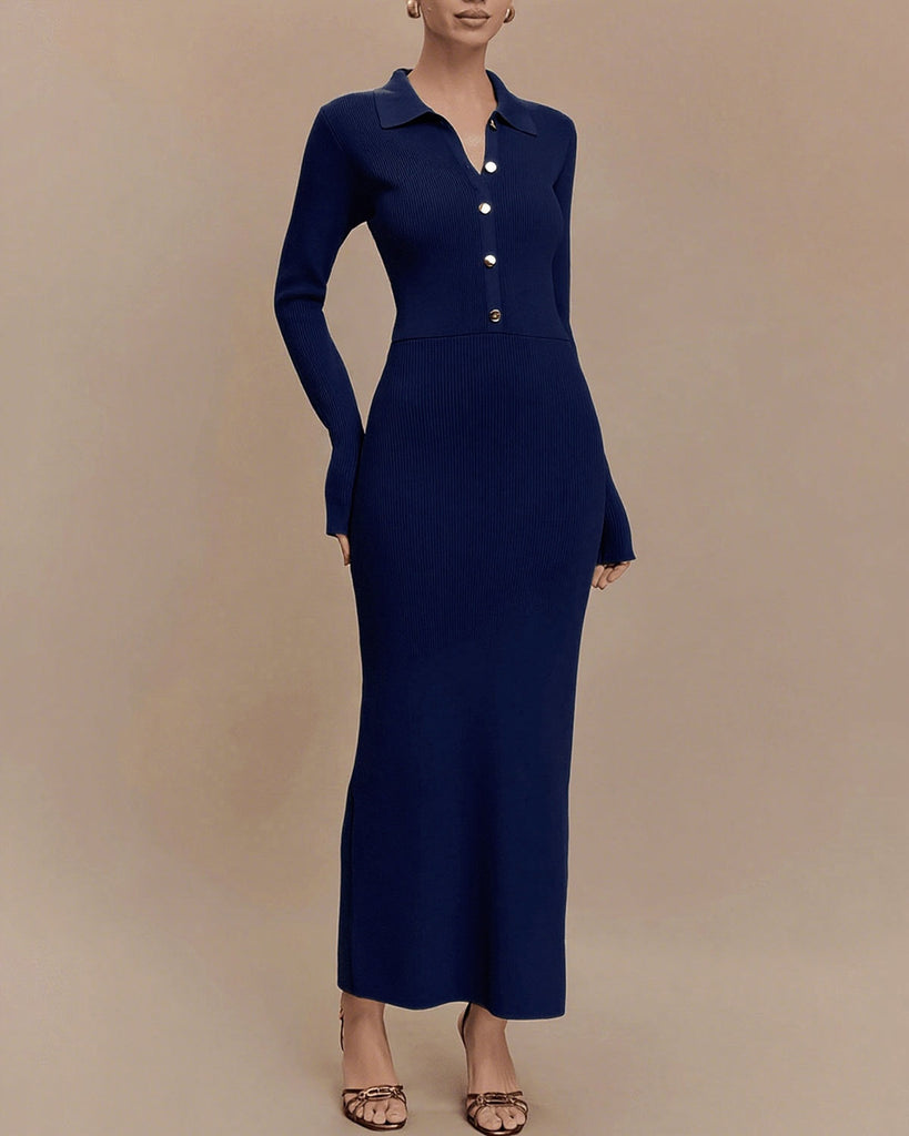 Women's Knit Rayon Wool Dress Dresses - RIHOAS