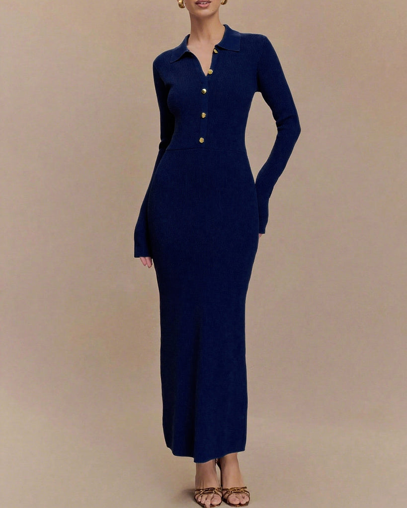 Women's Knit Rayon Wool Dress Dresses - RIHOAS