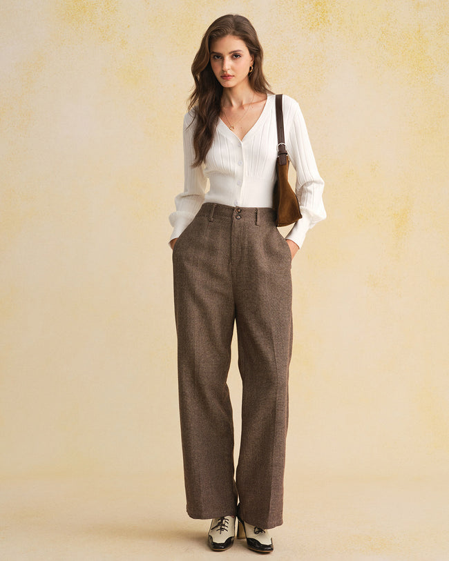 Women's Knit Viscose Cardigan Top White Tops - RIHOAS