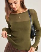 Women's Knit Viscose Top Tops - RIHOAS