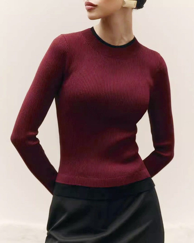 Women's Knit Viscose Top Tops - RIHOAS