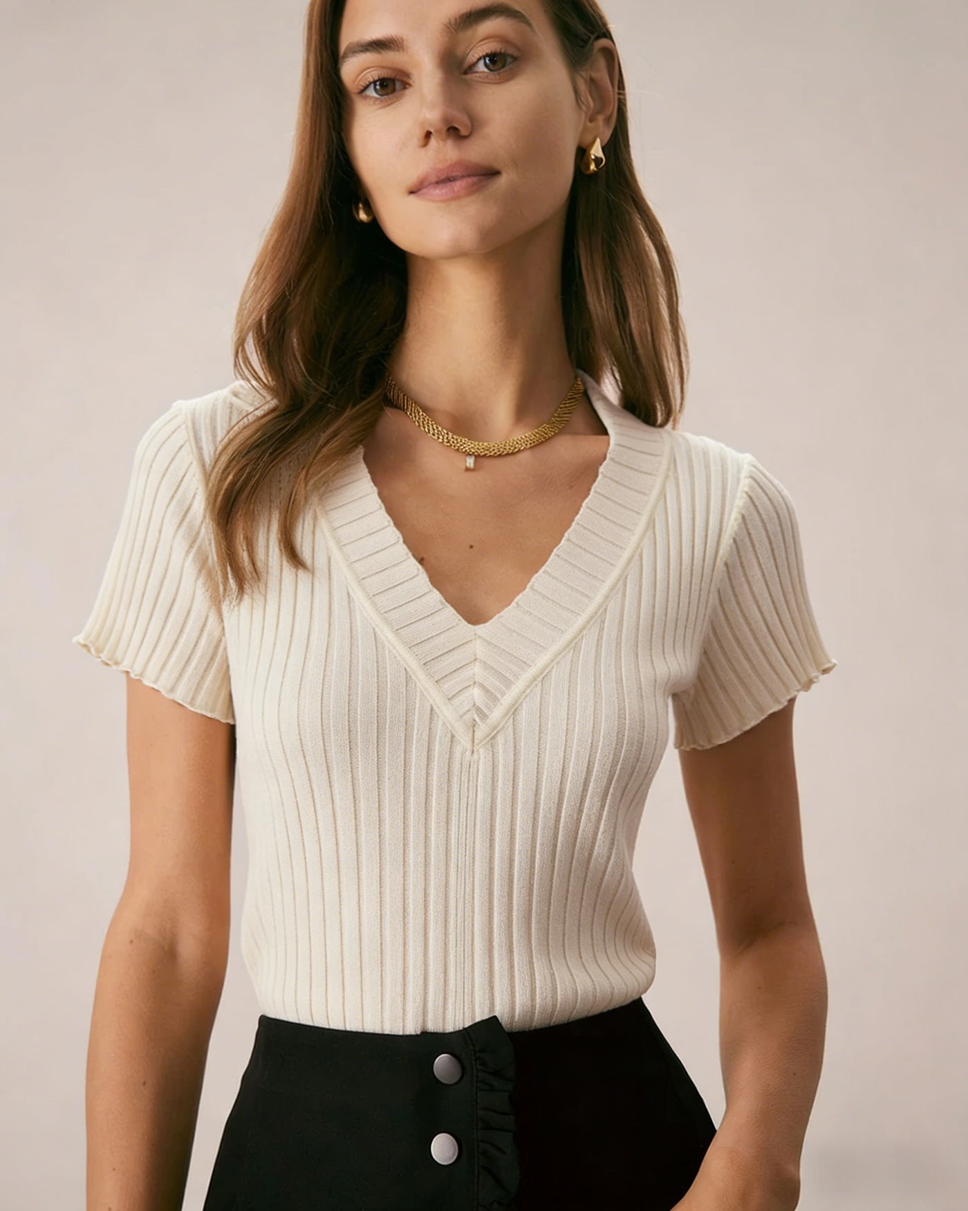 Women's Knit Viscose Top Tops - RIHOAS