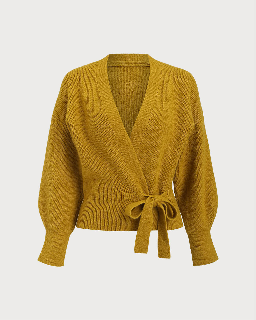 Women's Knitted Acrylic Cardigan Ginger Tops - RIHOAS
