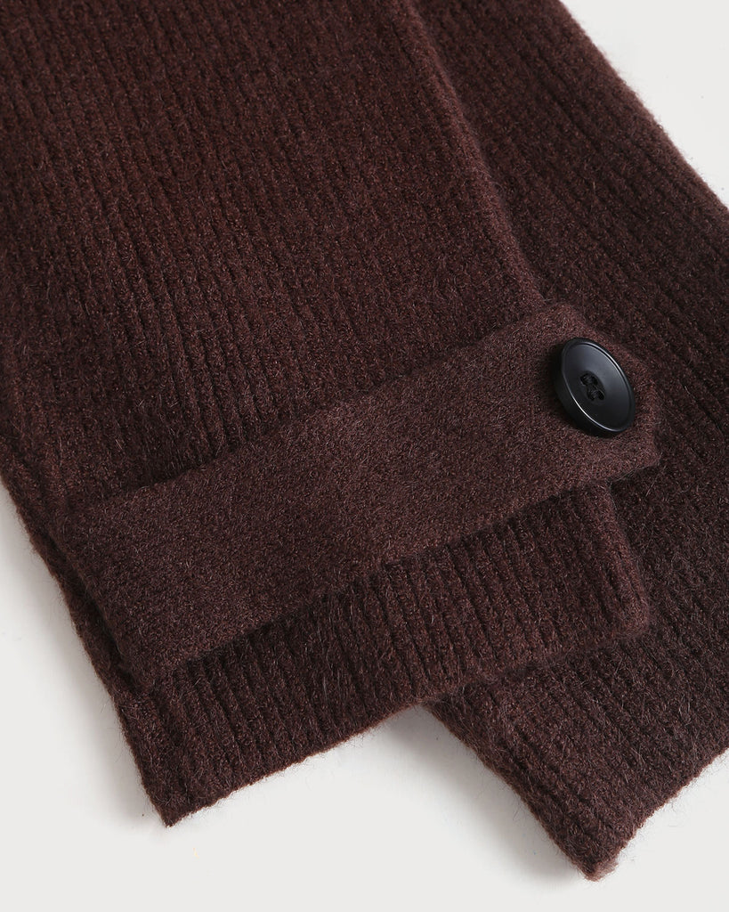 Women's Knitted Acrylic Cardigan Sweater Tops - RIHOAS