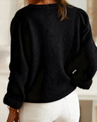 Women's Knitted Acrylic Cardigan Sweater Tops - RIHOAS