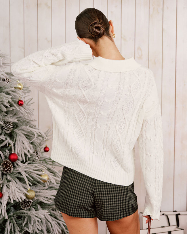 Women's Knitted Acrylic Sweater Tops - RIHOAS