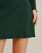 Women's Knitted Cotton Mini Dress Dresses - RIHOAS