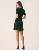 Women's Knitted Cotton Sweater Dress Dresses - RIHOAS