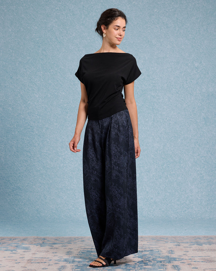 Women's Knitted Cotton Tees Tops - RIHOAS
