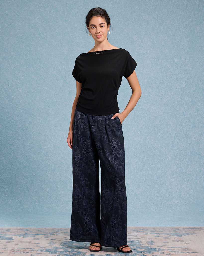 Women's Knitted Cotton Tees Tops - RIHOAS