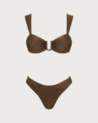 Women's Knitted Nylon Bikini Set Bikinis - RIHOAS