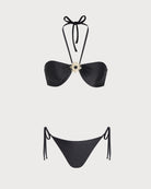 Women's Knitted Nylon Bikini Set Bikinis - RIHOAS