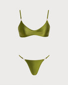 Women's Knitted Nylon Bikini Set Bikinis - RIHOAS