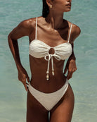 Women's Knitted Nylon Bikini Set - RIHOAS - 02